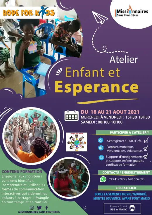 Bango — Atelier Enfant et Espérance (août 2021)