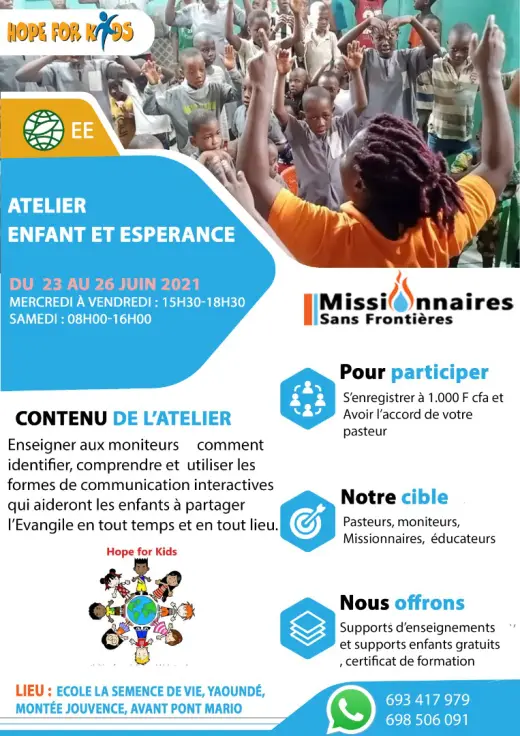 Poster — Child and Hope workshop (June 2021)