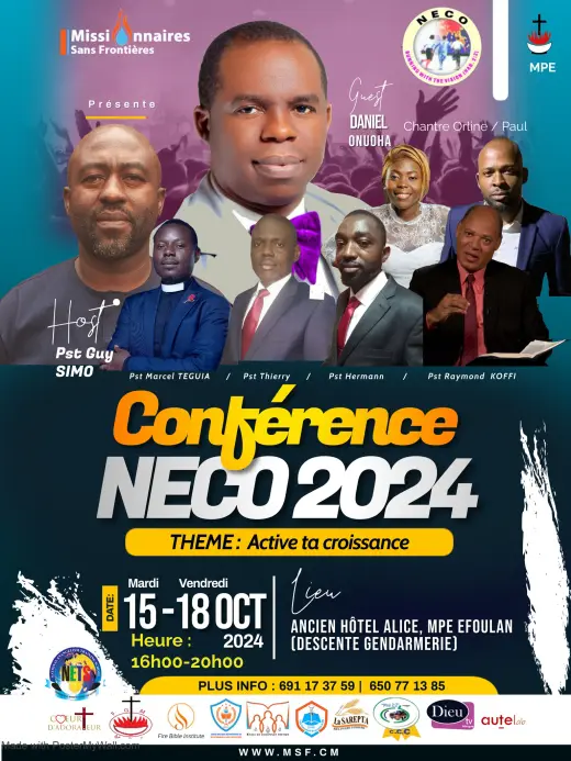 Cartel — Conférence NECO 2024 : Active ta croissance