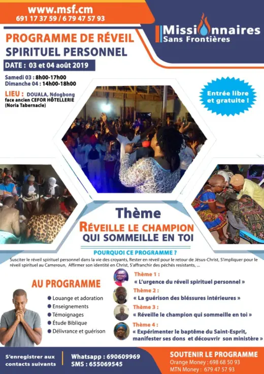 Poster — Spiritual revival: Awaken the champion within you