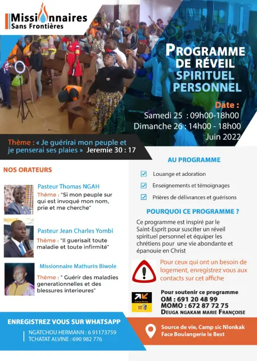 Poster — Spiritual revival: I will heal my people