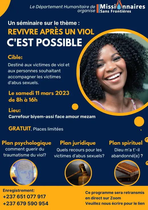 Poster — Life after rape is possible