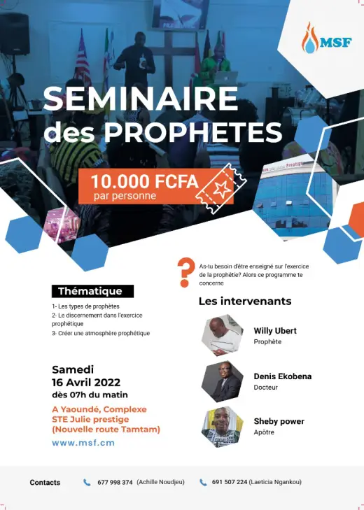 Bango — Séminaire des prophètes