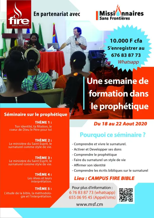 Poster — A week of training in the prophetic