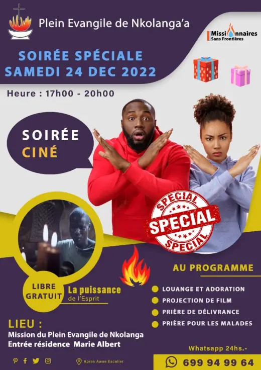Poster — Christmas movie night: The power of the Spirit