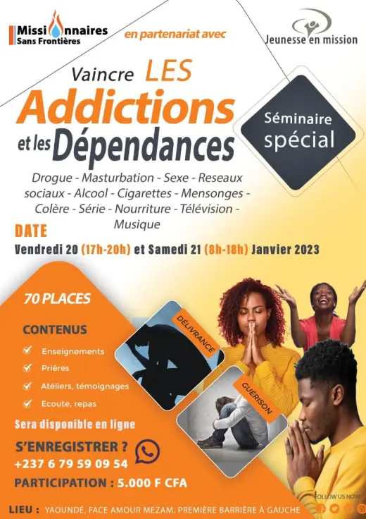 Poster — Special seminar: Overcoming addictions