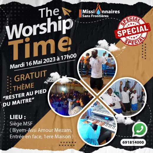 Poster — Worship Time: Staying at the Master's feet